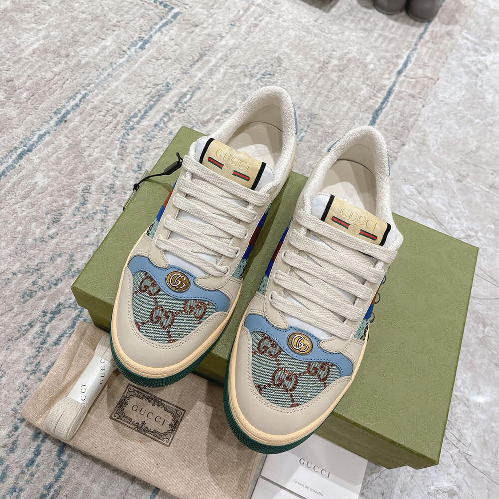 Gucci Women s Screener sneaker with crystals