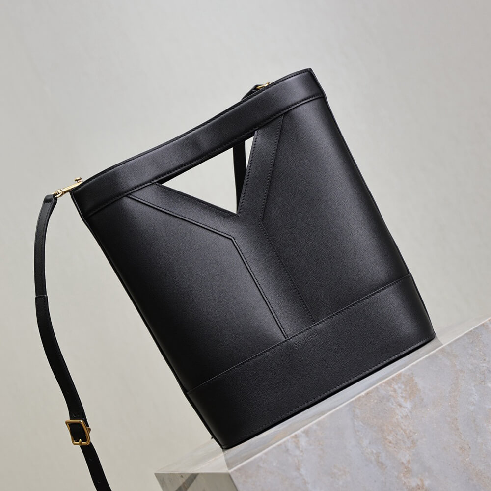 YSL Y small bucket in leather(HIGH-END GRADE)