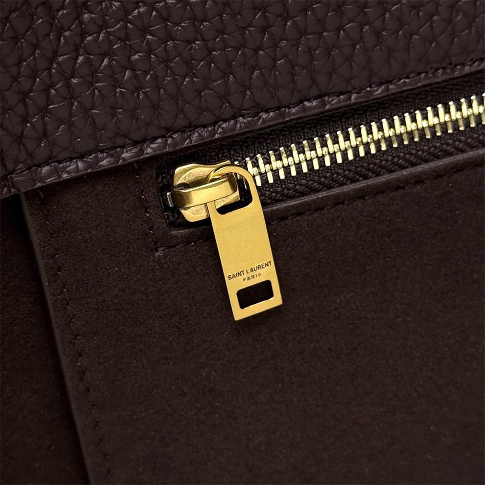 YSL LE 5 A 7 BEA IN GRAINED LEATHER