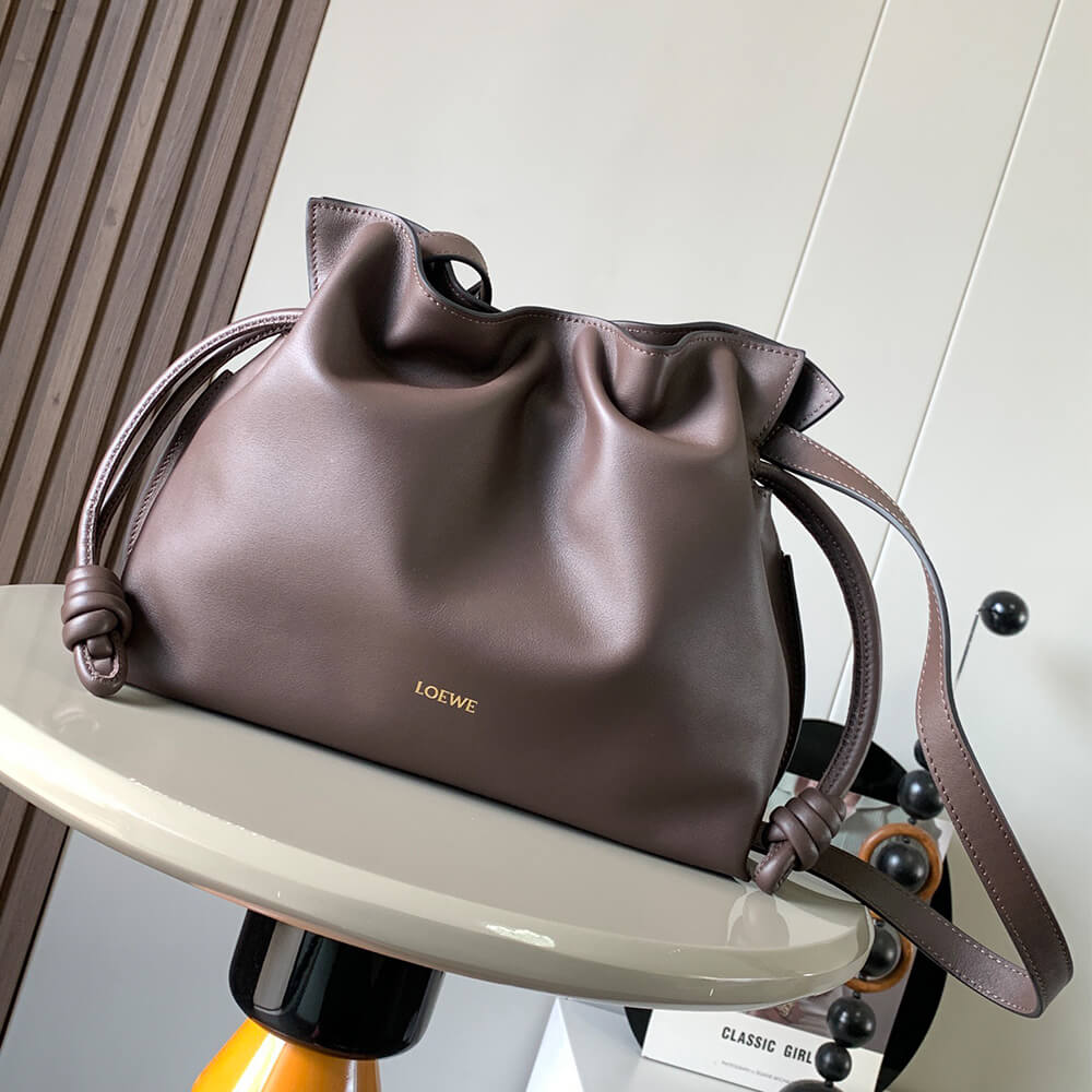 LOEWE Medium Flamenco clutch in nappa calfskin(HIGH-END GRADE)