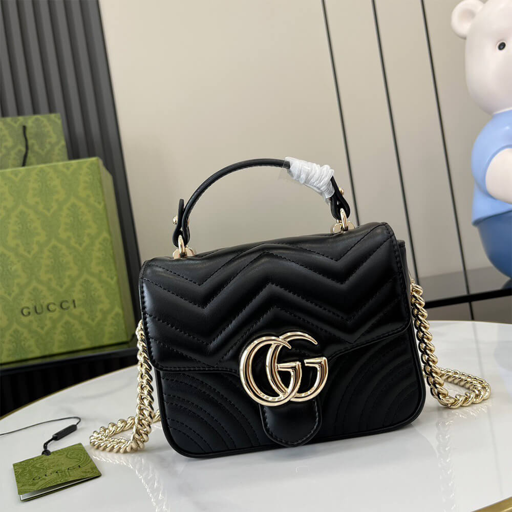 GG Marmont mini top handle bag