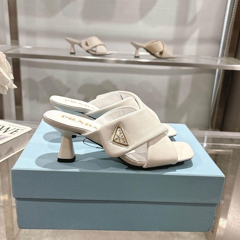 Prada Padded nappa leather sandals