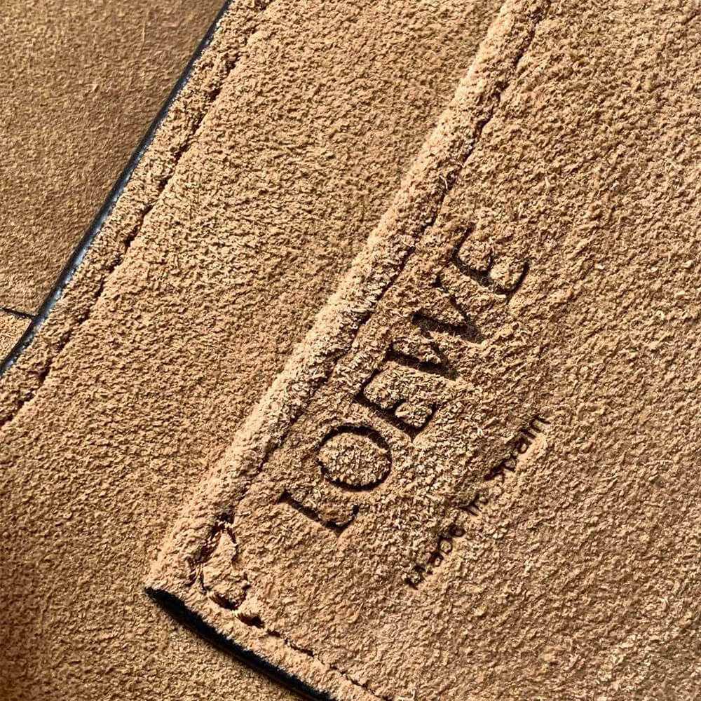 Loewe Small Gate bag in soft calfskin and jacquard