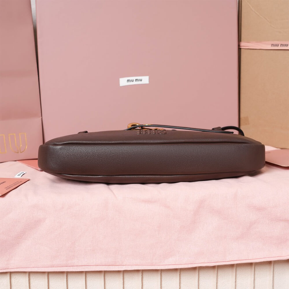 MIUMIU Regular Aventure nappa leather bag(HIGH-END GRADE)