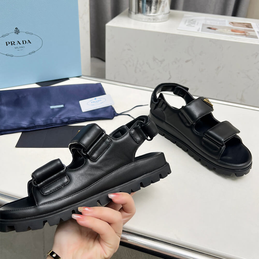PRADA Nappa leather sandals