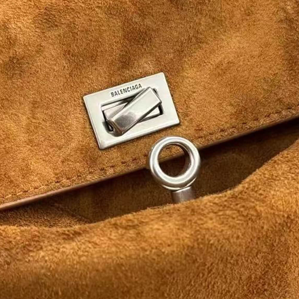 Balenciaga Rodeo Handbag Medium Suede(HIGH-END GRADE)
