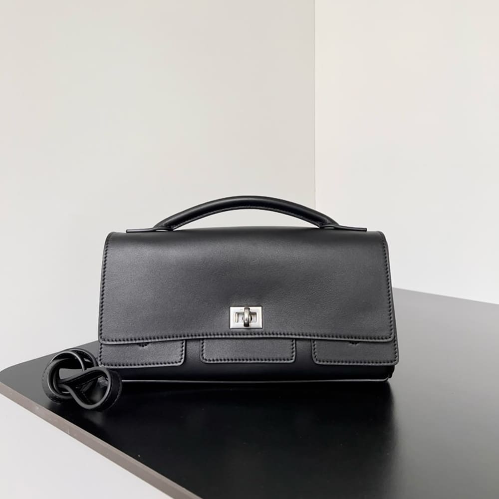 Balenciaga Women s Bel Air Clutch On Strap Small(HIGH-END GRADE)