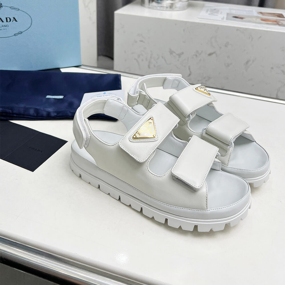 PRADA Nappa leather sandals