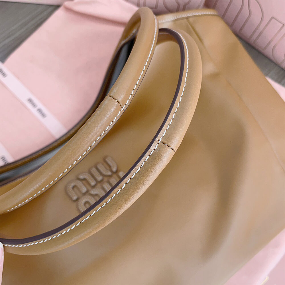 MIUMIU LARGE IVY LEATHER BAG(HIGH-END GRADE)