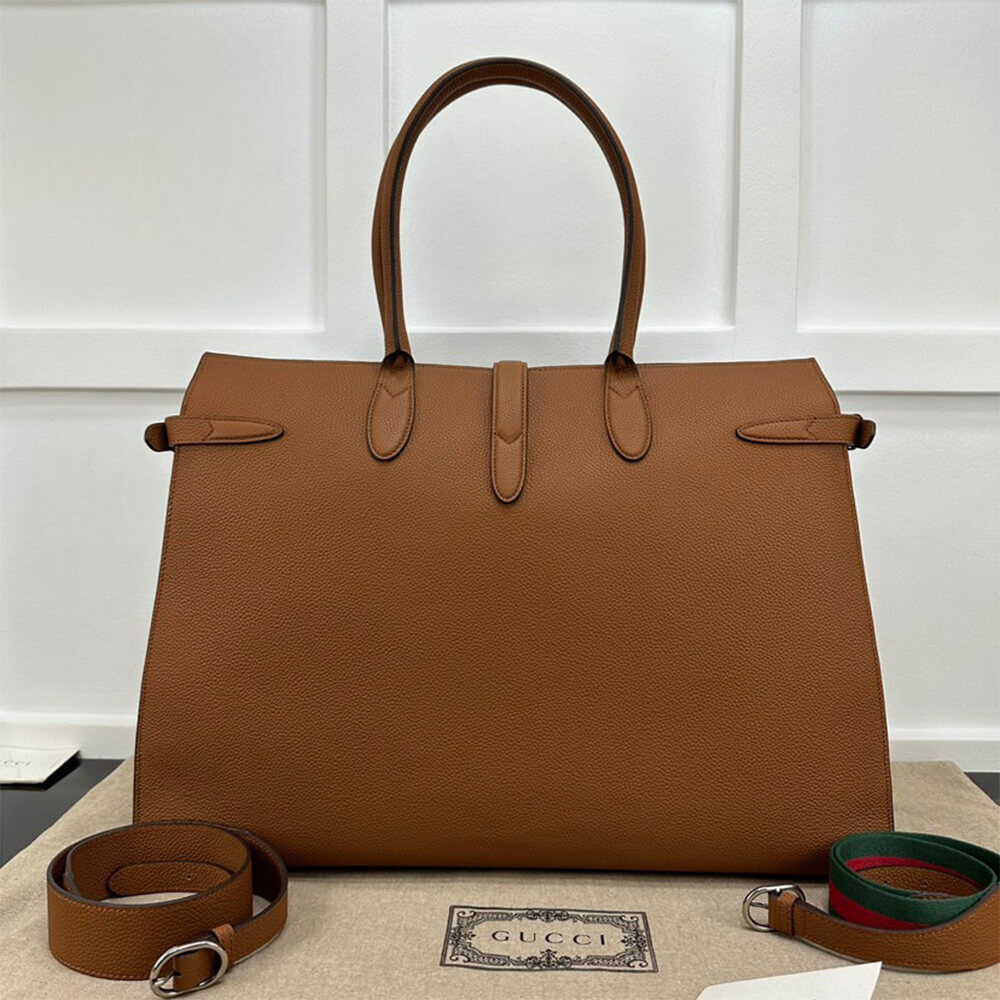 GUCCI Large tote bag with hook closure(HIGH-END Grade)